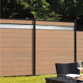 UV Stable Anti-Aging Mildew Resistant 1.8X1.8m Personal or Commercial Wood Plastic Composite WPC Fence